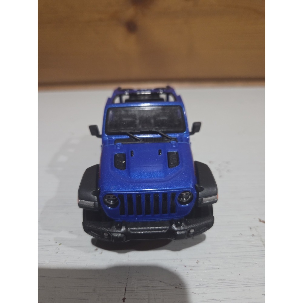 2018 Jeep Wrangler‎ Rubicon Model Blue No Top - Kinsmart P/B - ZD3
